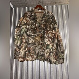 Camouflage Button-Up Jacket